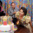 O aniversário de 60 anos da Elenilda foi organizado pela Lumiar com um tema junino para animar a todos na casa de festa Reviver em 23 de junho de 2012
